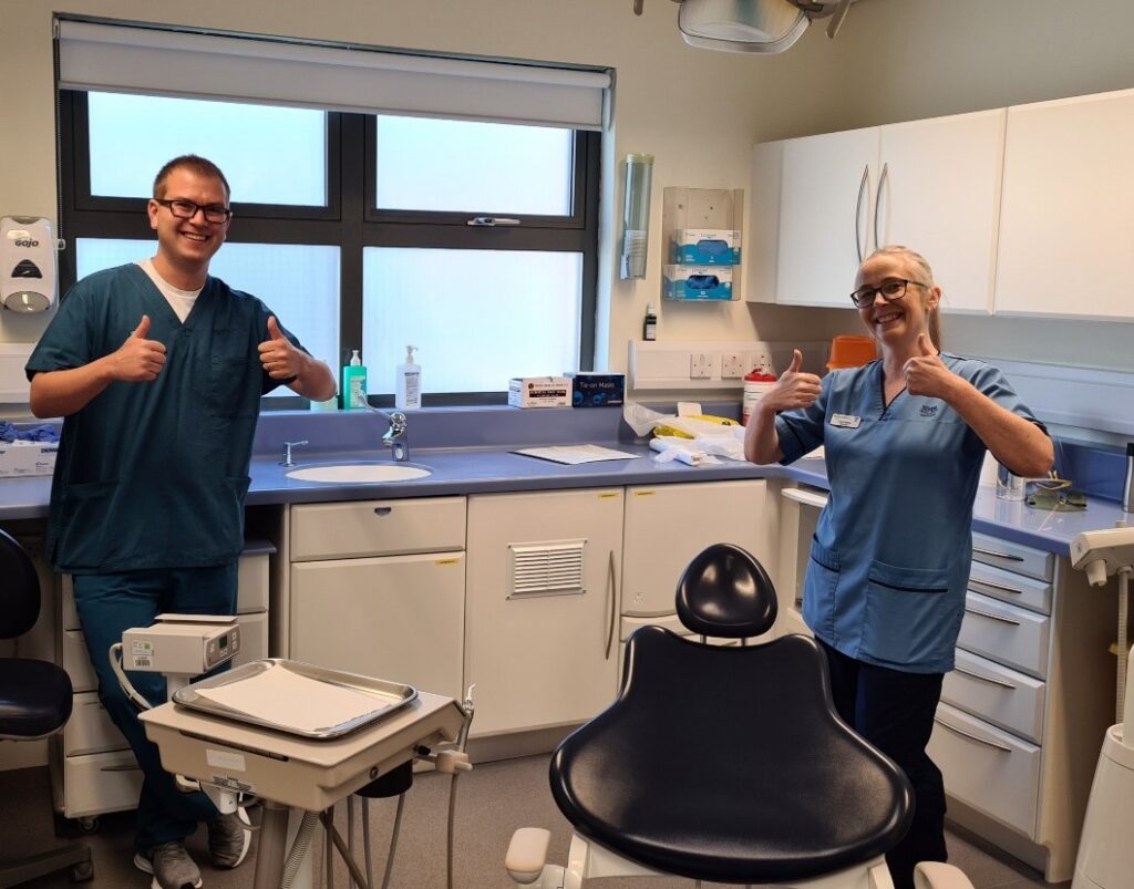 Thumbs up for success