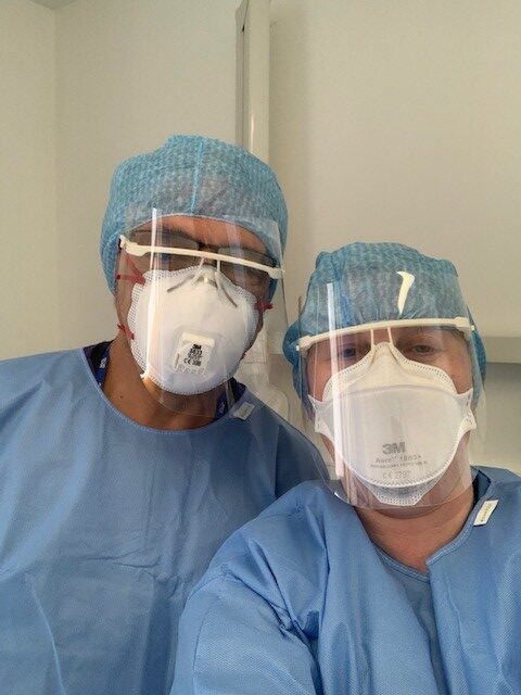 Smiling through masks